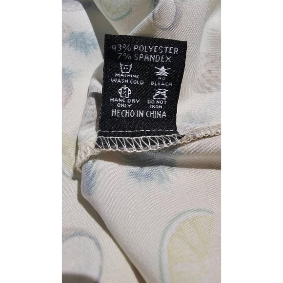 DIXXON FLANNEL CO. Women’s “Piña Colada” Short Sleeve Button-Up – Size XL - Picture 8 of 9